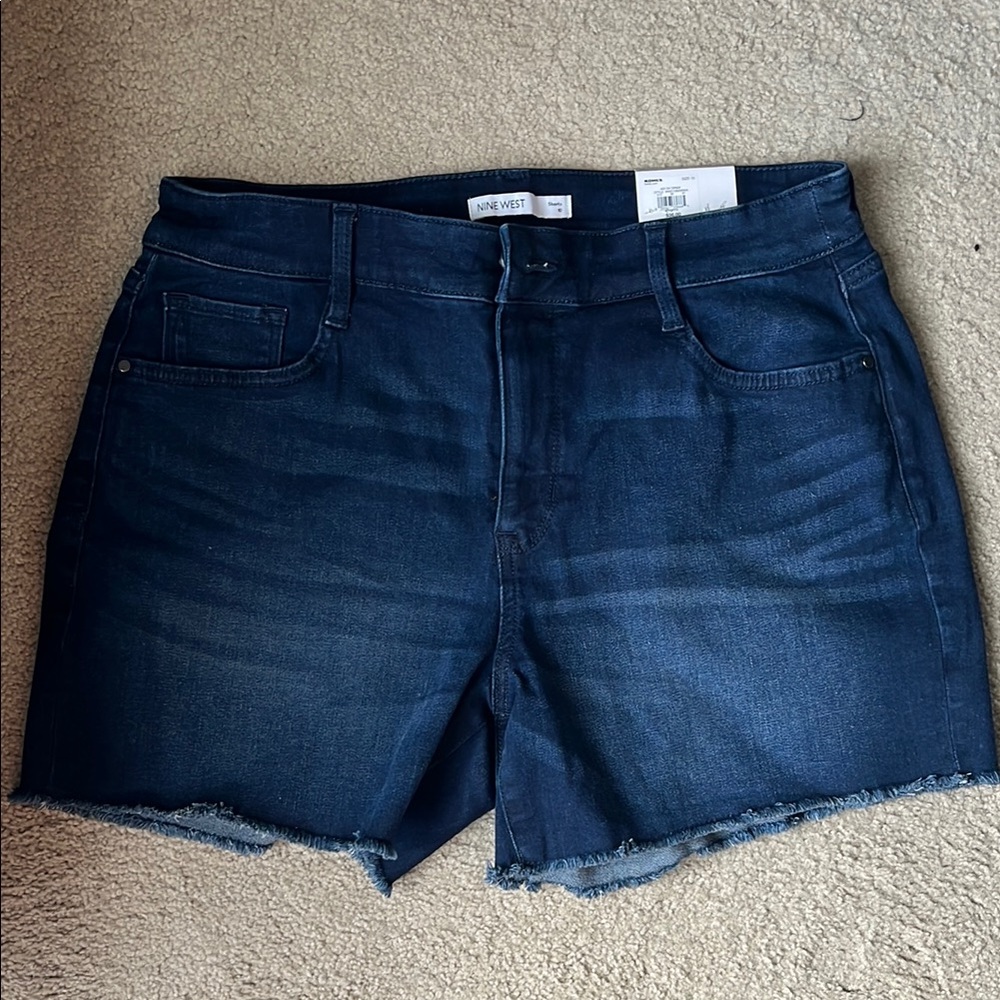Nine West Blue Jean Shorts
